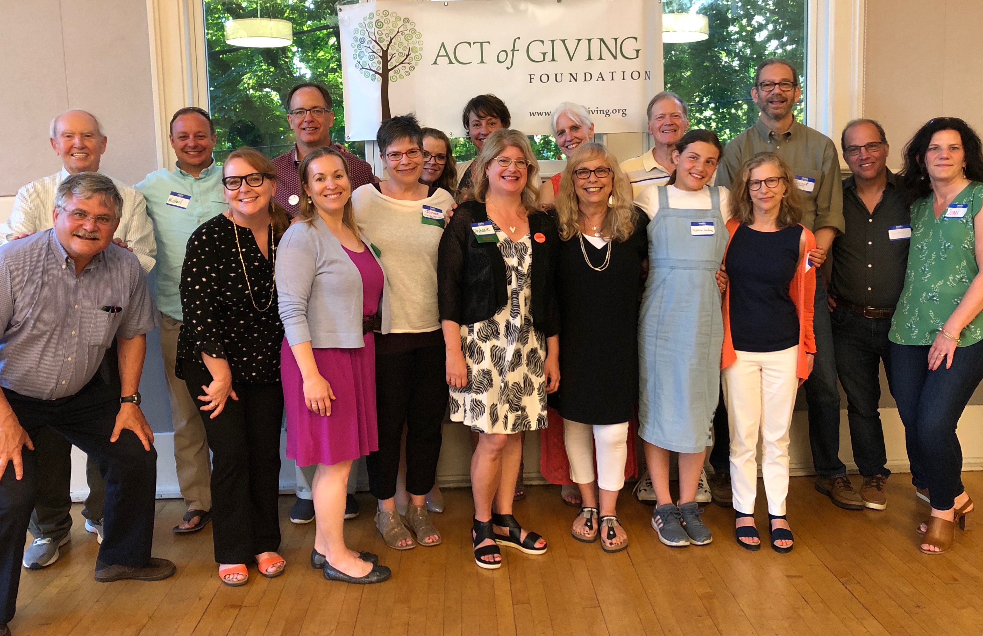 Learn about getting involved with Act of Giving.